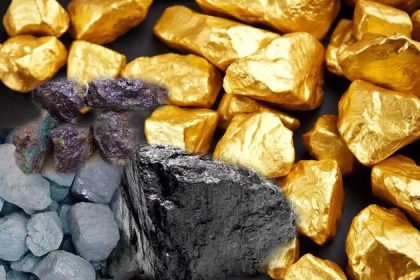 File photo of solid minerals