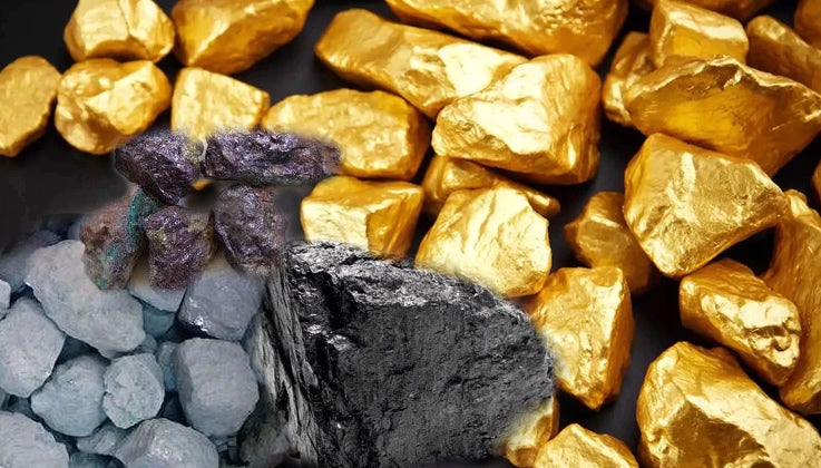 File photo of solid minerals