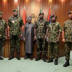 BREAKING: Tinubu Meets Newly Appointed Service Chiefs in Abuja