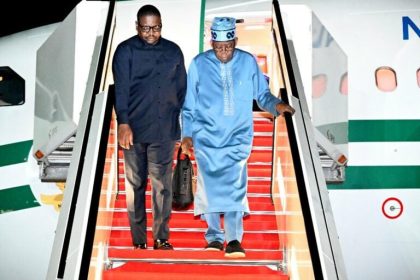 Tinubu Returns to Abuja After Participating in Aqaba Process Summit in Rome