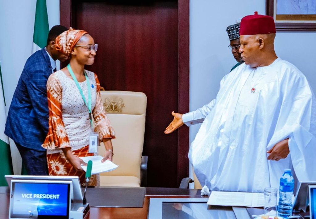 Nigerian Teenager Becomes VP for a Day, Advocates for Girls