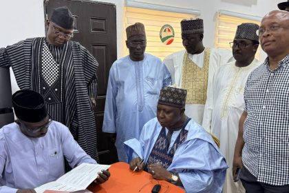 BREAKING: Turaki Officially Submits PDP Chairmanship Forms