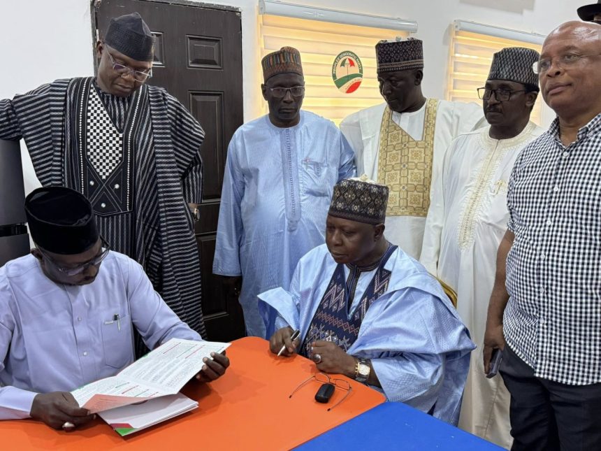 BREAKING: Turaki Officially Submits PDP Chairmanship Forms