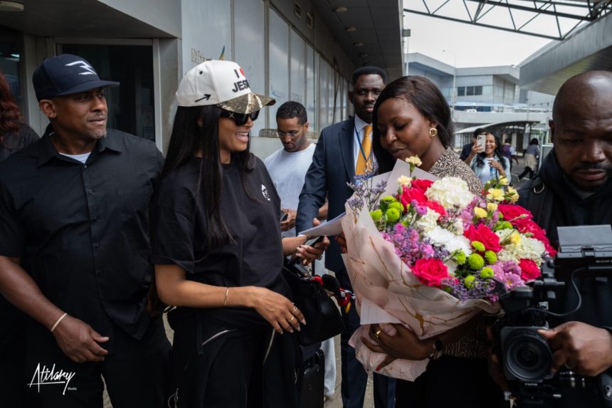 Ciara Arrives in Lagos for the 2025 Lagos Fashion Week