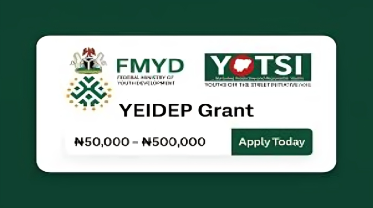 YEIDEP Registration For Youth Empowerment