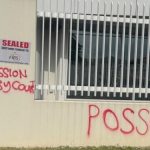 Nestoil Headquarters after it was sealed on Tuesday