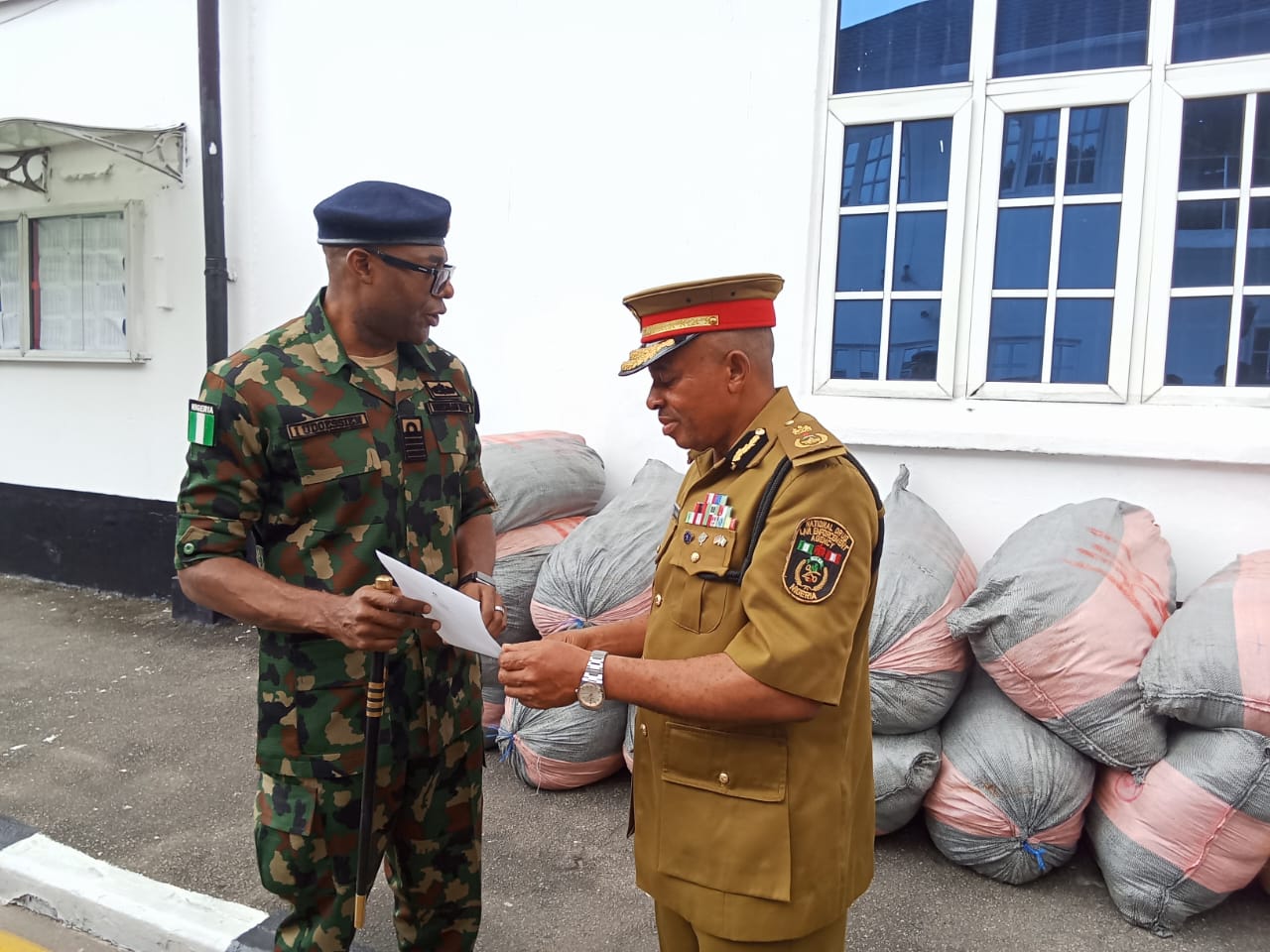 NNS Beecroft Impounds 20 Bags of Cannabis Worth 840kg