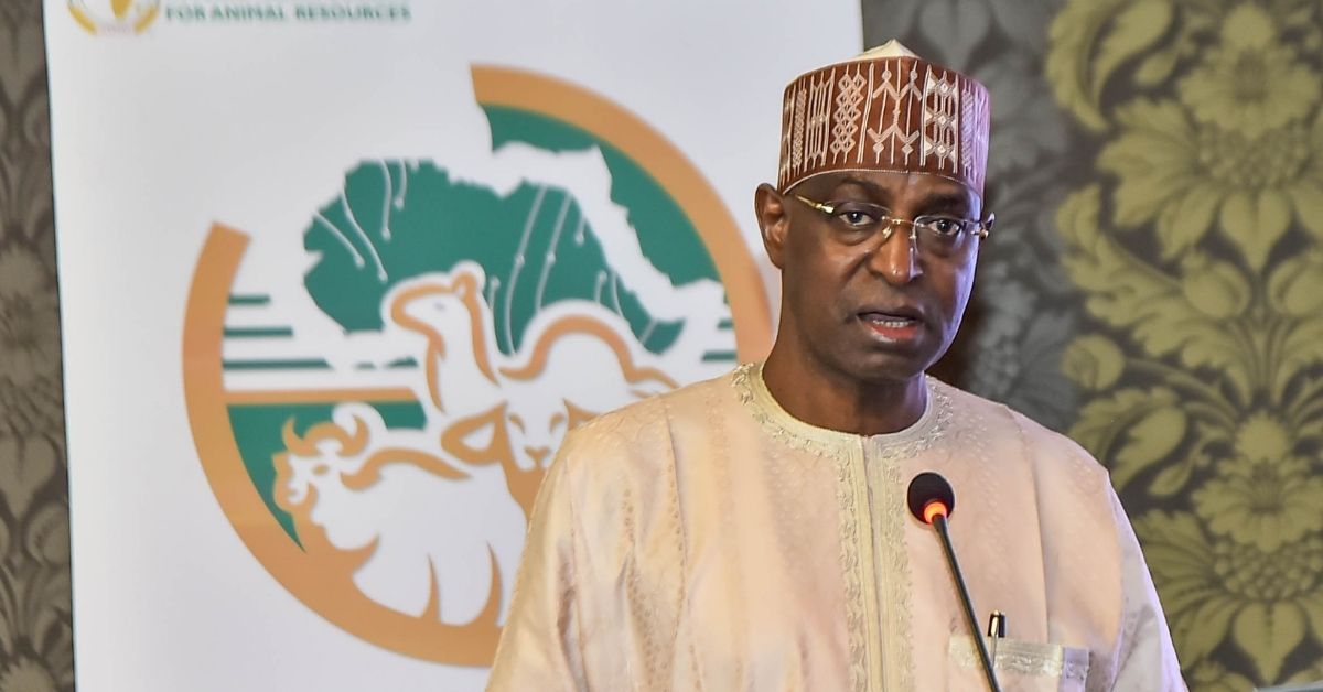 Minister of Livestock Development, Alhaji Mukhtar Maiha