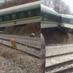 File photo of train derailment in Nigeria