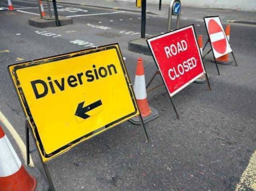 File photo of traffic diversion