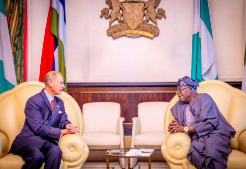 President Tinubu Meets Prince Edward, Highlight Youth-Focused Reforms