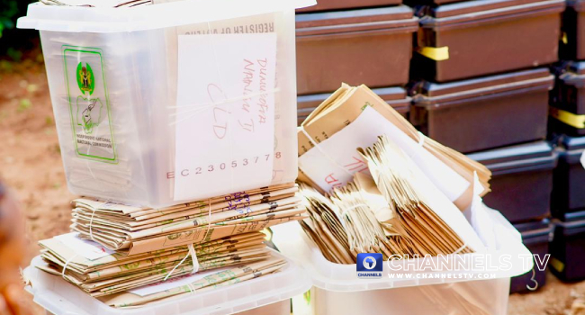 PHOTOS: INEC Begins Anambra Election Materials Distribution