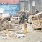 LASTMA Uncovers Wooden Gun While Clearing Illegal Shanties