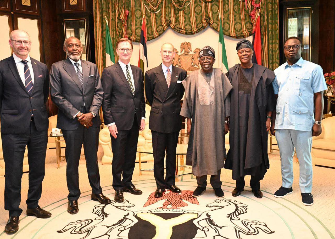 Tinubu Showcases Youth Reforms to Prince Edward