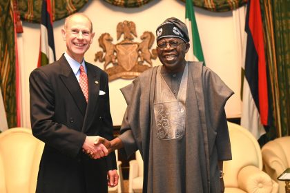 Tinubu Showcases Youth Reforms to Prince Edward