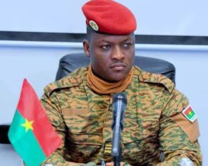 Burkina Faso's junta leader, Captain Ibrahim Traoré