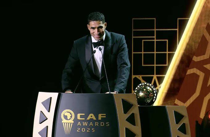 Achraf Hakimi African Player Of The Year