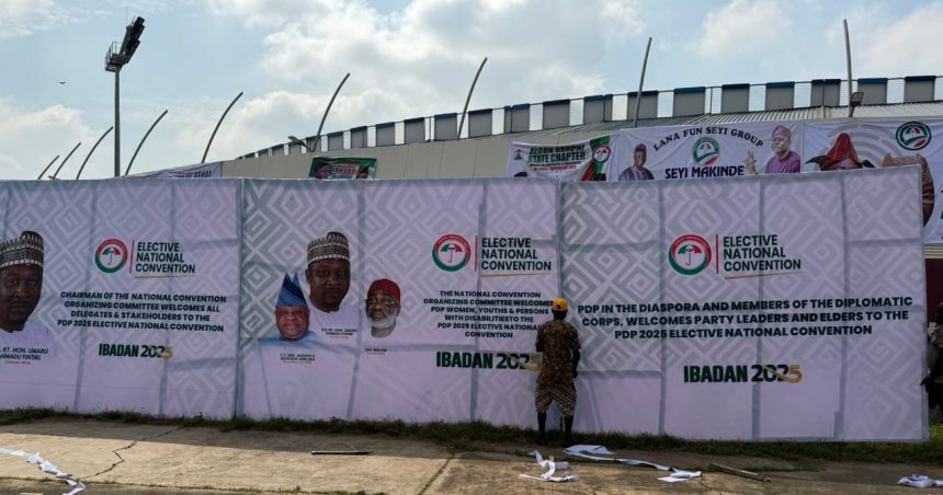 PDP convention venue in Ibadan, Oyo State
