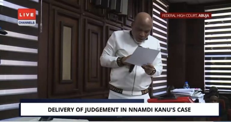 Court Rules In Nnamdi Kanu’s Case