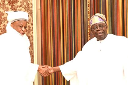 Tinubu, Sultan Hold Talks on National Unity