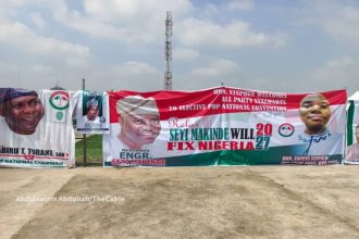 Makinde’s 2027 Posters PDP Convention