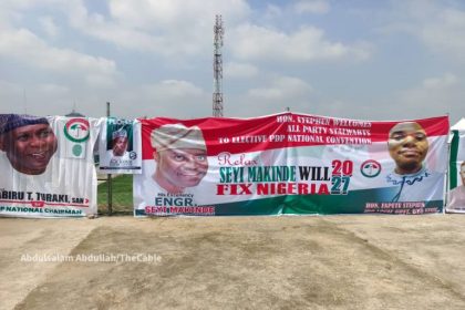 Makinde’s 2027 Posters PDP Convention