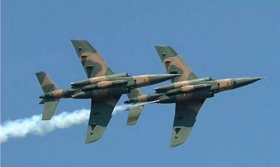 NAF Airstrikes Decimate ISWAP,  Bandit Hideouts 