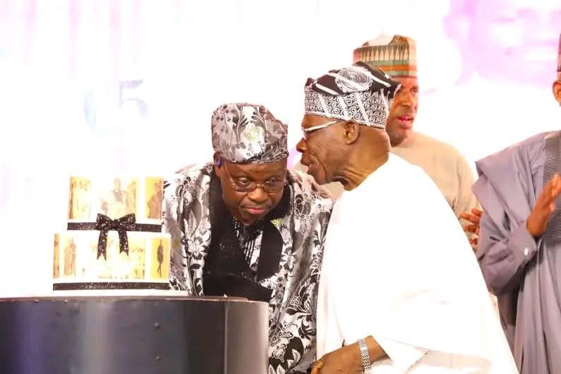 Chief Olusegun Obasanjo & Ayo Fayose