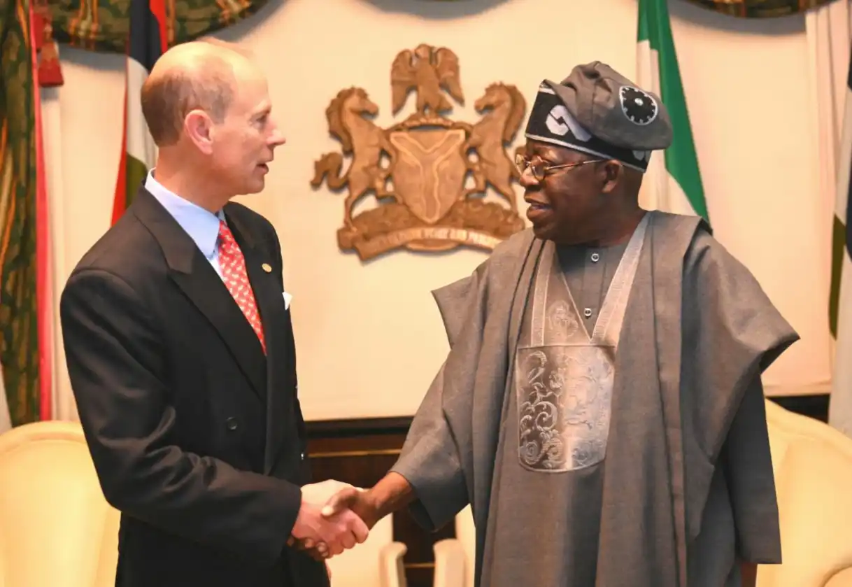 Tinubu Showcases Youth Reforms to Prince Edward