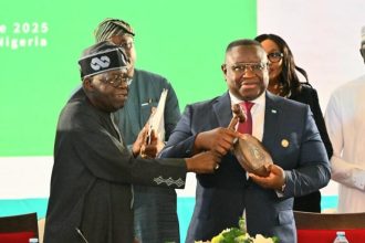 Tinubu Sierra Leone’s President