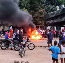 Mob Burns Suspected Motorcycle Thief in Gboko, Benue State