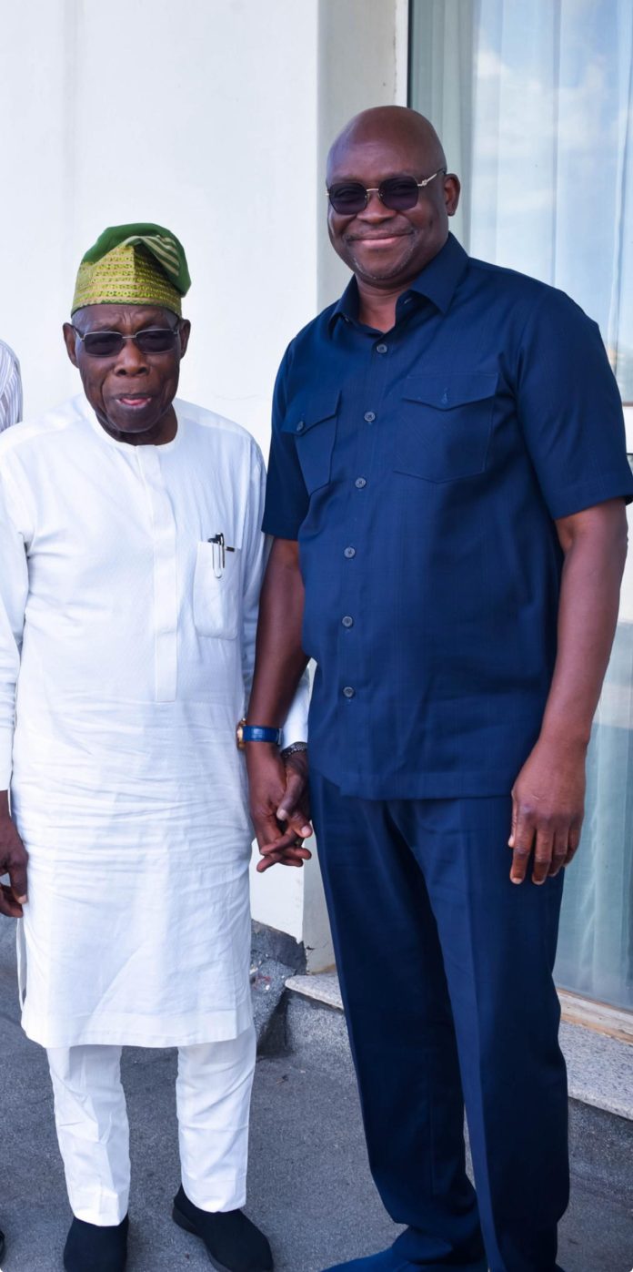 Chief Olusegun Obasanjo & Ayo Fayose