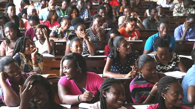 File photo of tertiary institution students
