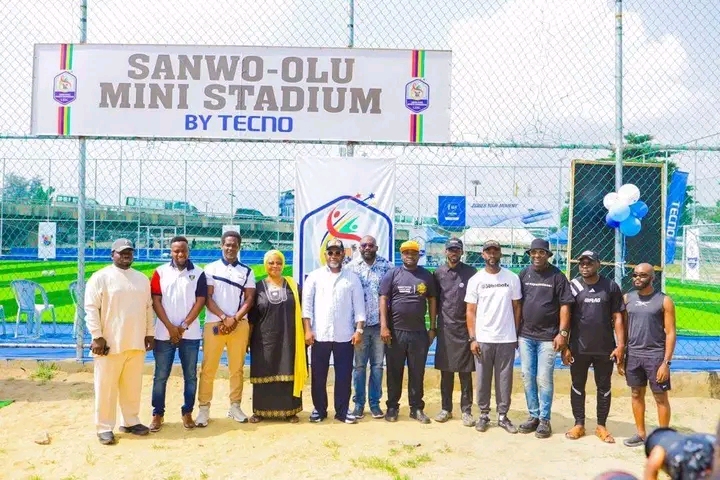 Lagos Unveils Sanwo-Olu Mini Stadium