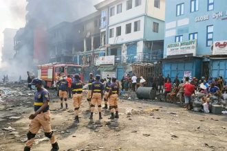 Fire Aftermath: Lagos Govt Declares 100m Danger Zone Around GNI Building