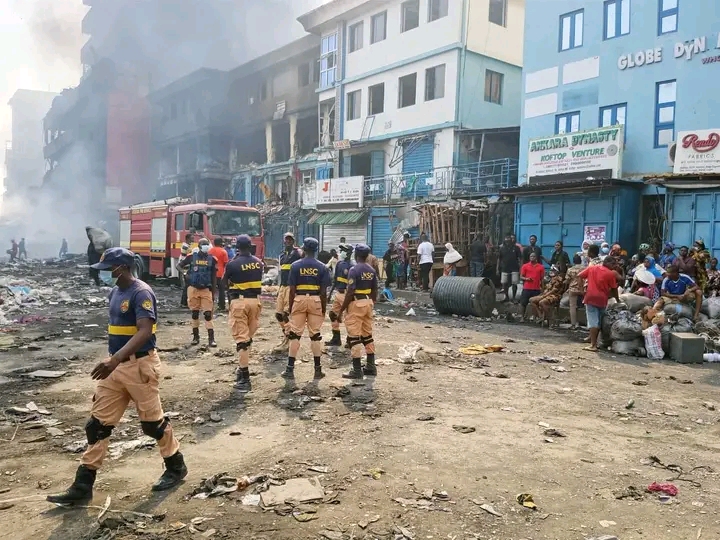 Fire Aftermath: Lagos Govt Declares 100m Danger Zone Around GNI Building