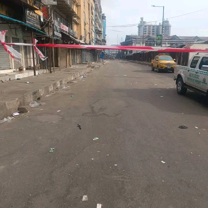 Fire Aftermath: Lagos Govt Declares 100m Danger Zone Around GNI Building