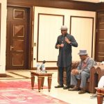 President Bola Tinubu meeting with leaders of Ogbia Kingdom