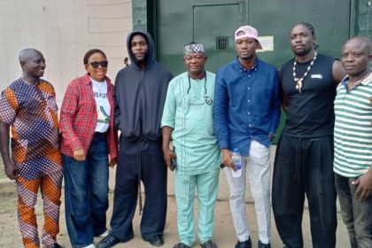 Burna Boy, VeryDarkMan Visit Kirikiri Prison