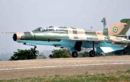 NAF Military Jet Crash In Kainji