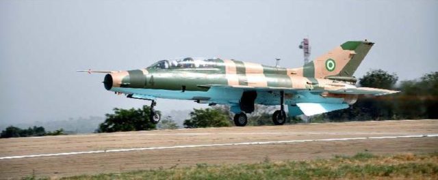 NAF Military Jet Crash In Kainji