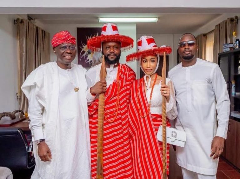 Seyi Tinubu Installed as Okanlomo of Lagos by Oba Akiolu