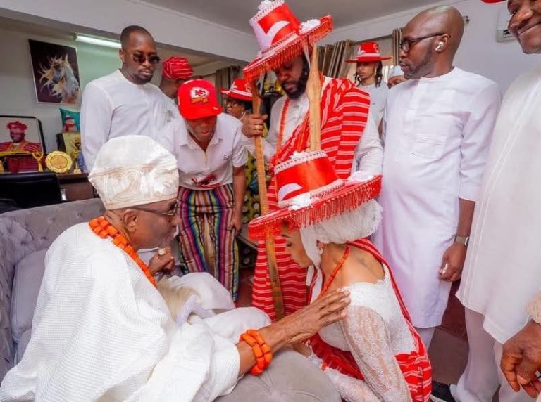 Seyi Tinubu Installed as Okanlomo of Lagos by Oba Akiolu