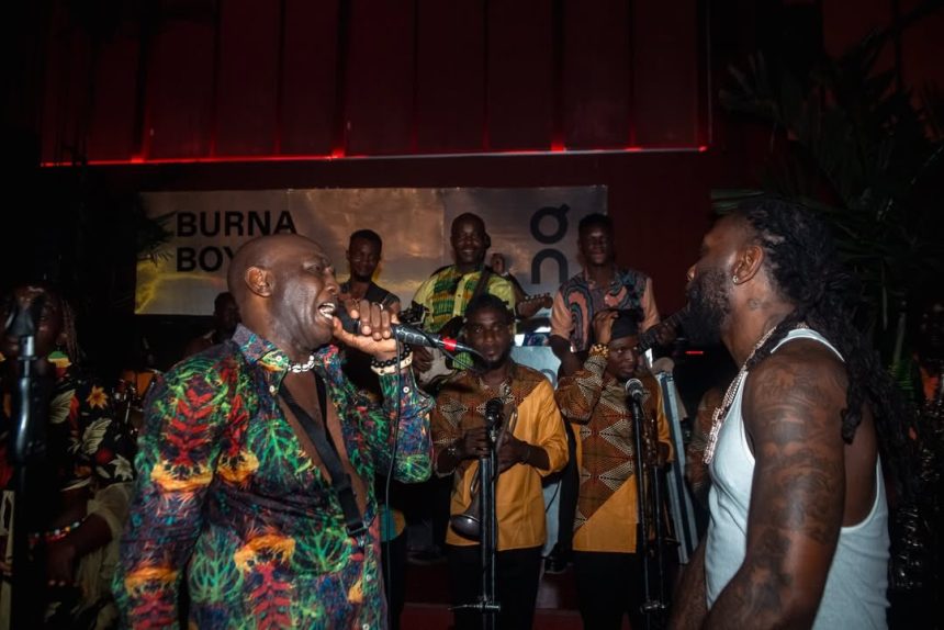 Burna Boy Joins Dede Mabiaku on Stage