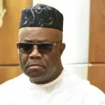 Police Officer in Akpabio’s Convoy