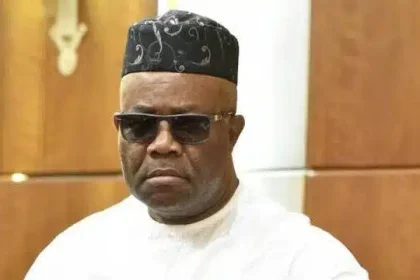 Police Officer in Akpabio’s Convoy