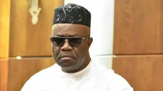 Police Officer in Akpabio’s Convoy