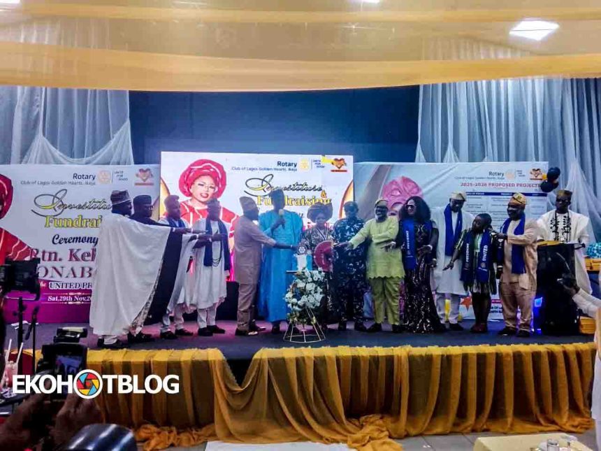 PHOTO STORY: Golden Hearts Shine at Lagos Rotary Investiture Night