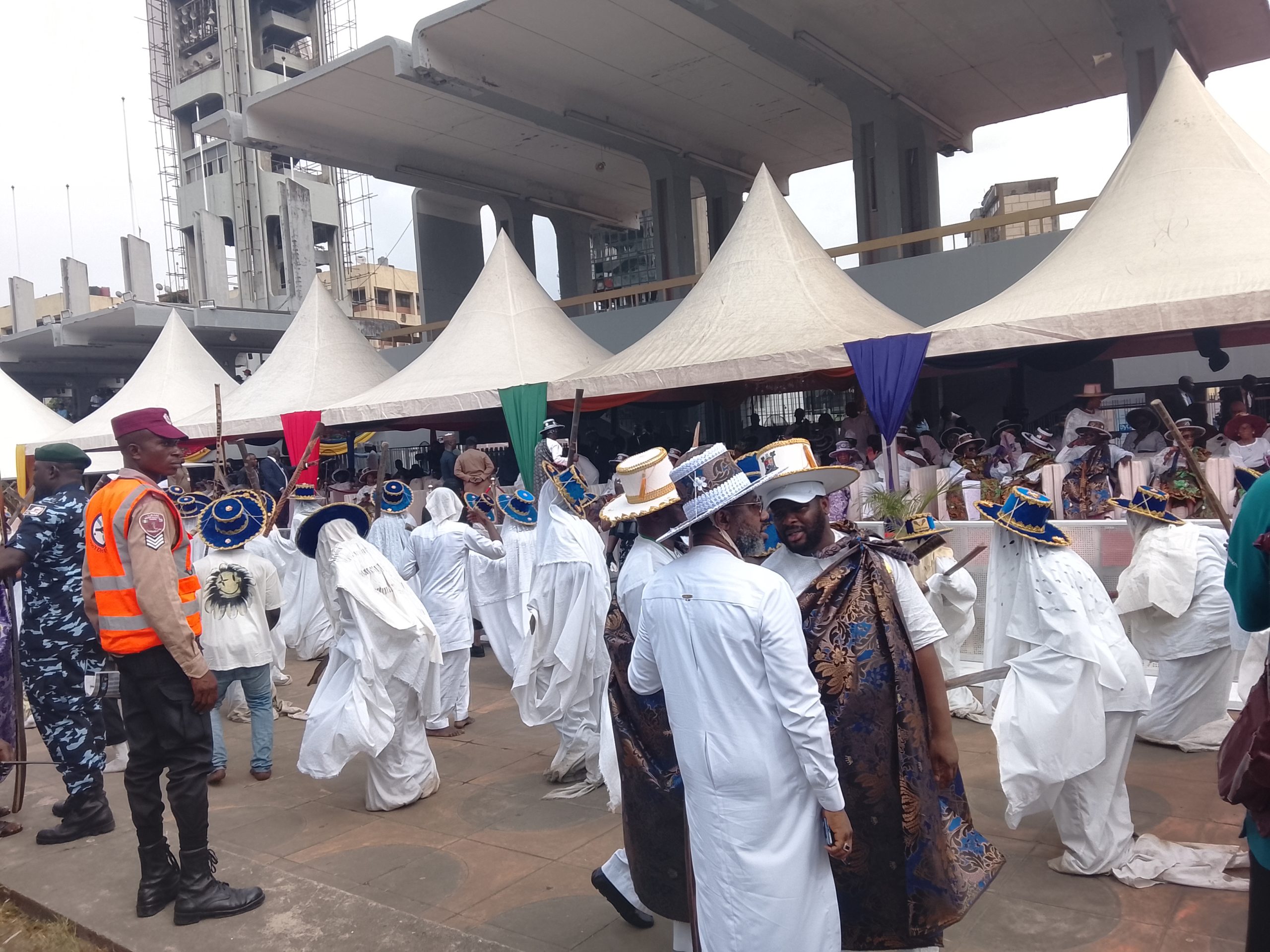 Lagos Shines as Eyo Festival Returns to TBS