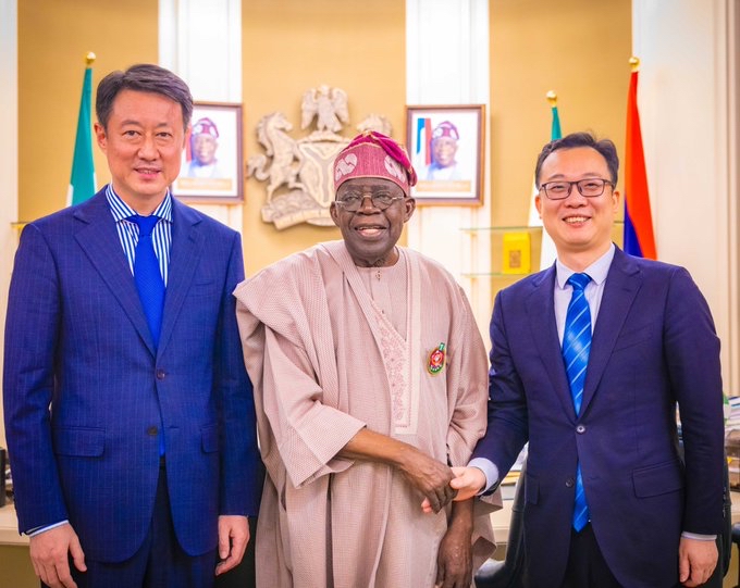 Tinubu, Chinese Officials Hold Closed-Door Meeting in Abuja
